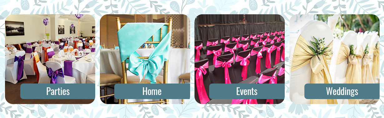 Satin Chair Sashes