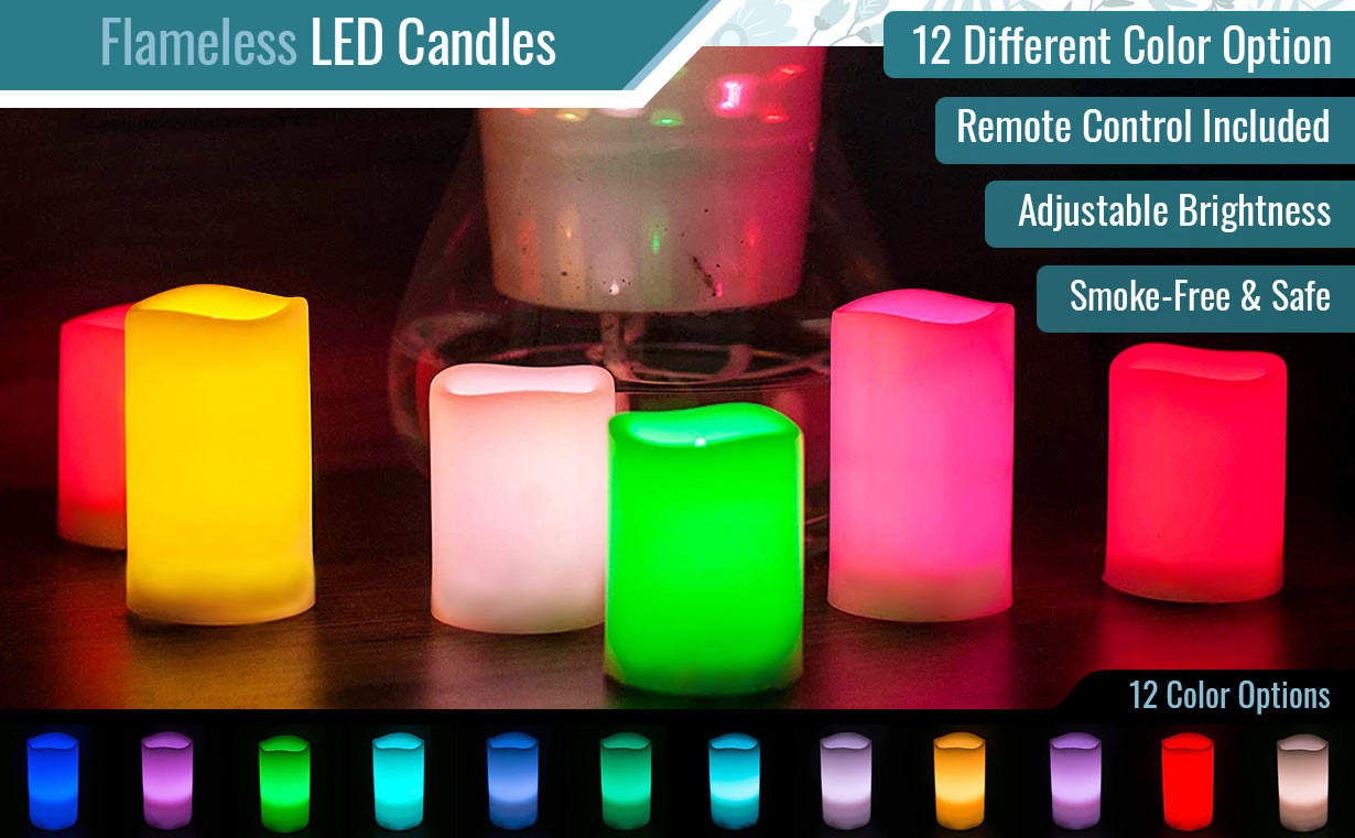 Flameless LED Candles