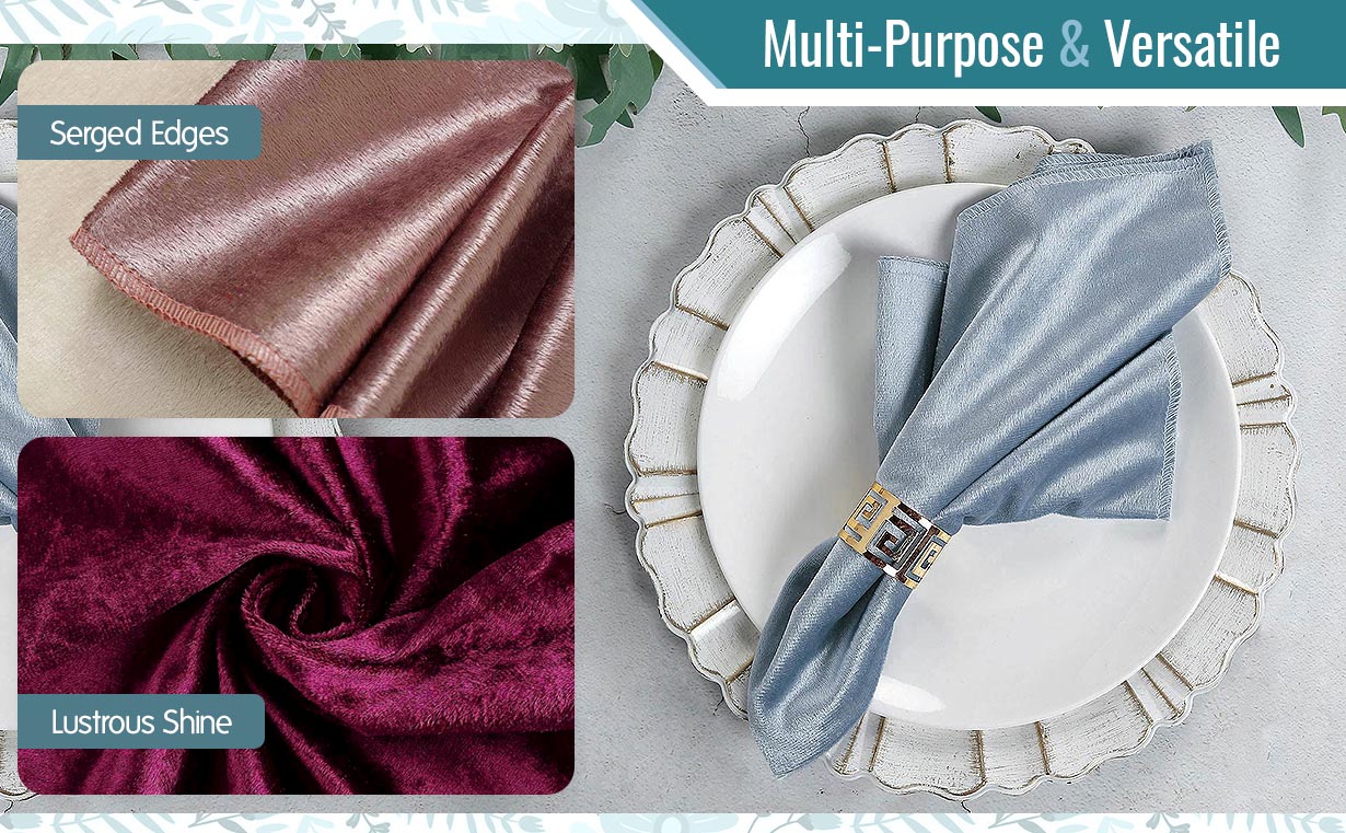 velvet napkins