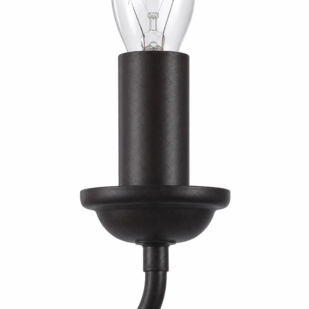 E14 lamp holder detail; bulb not included